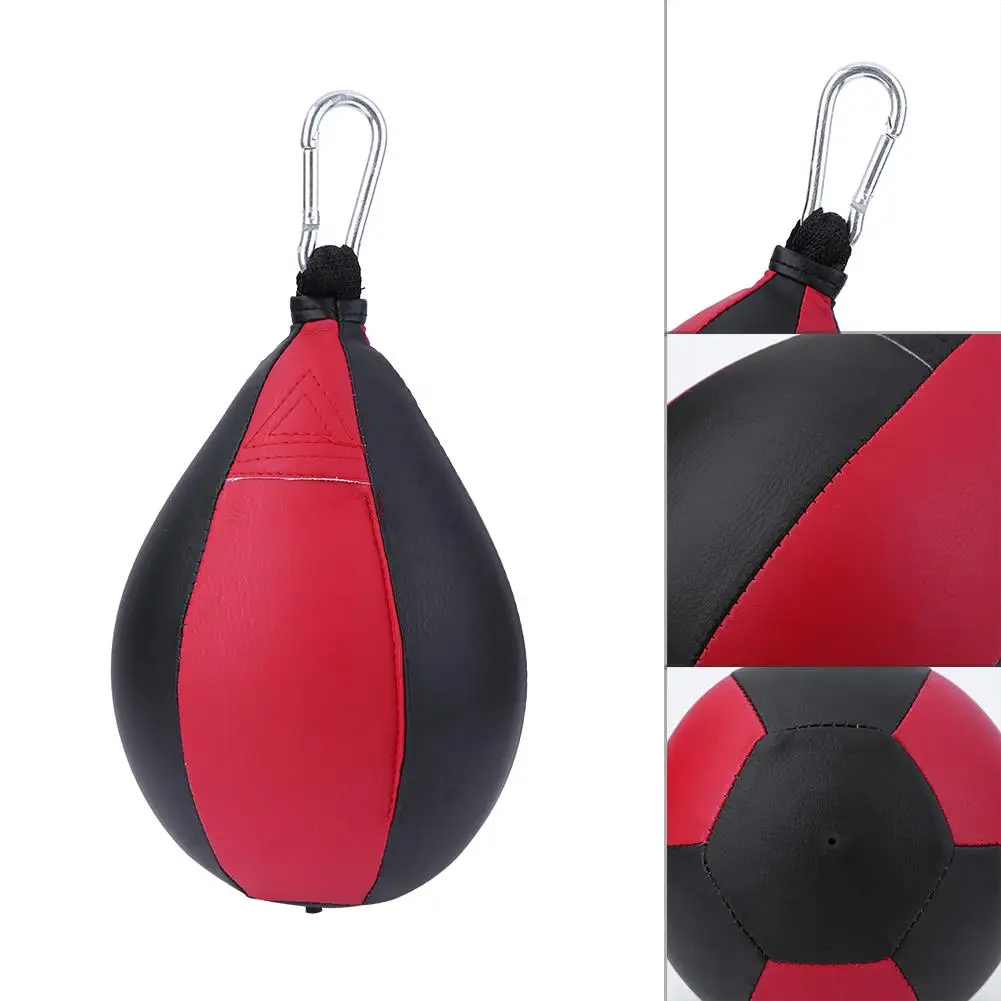 PU Leather Boxing Punch Bag Speedball Training Equipment