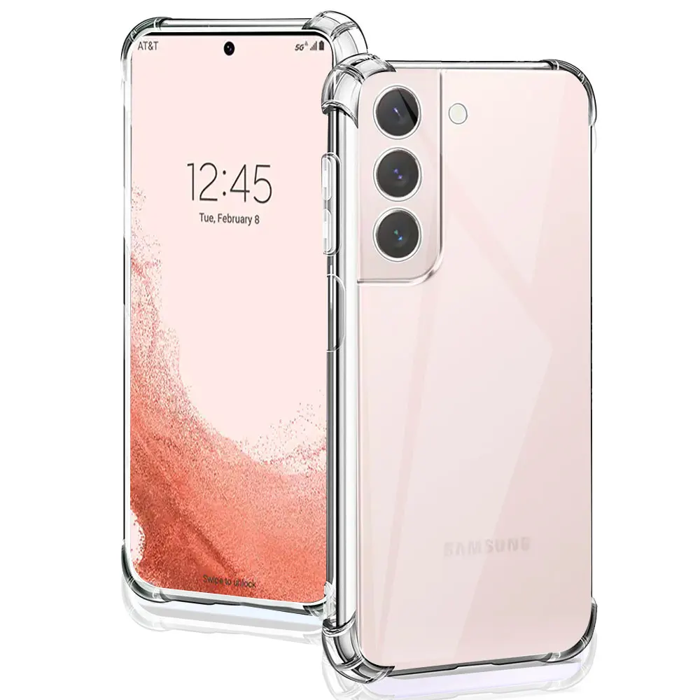 Per Samsung Galaxy S22 Custodia Morbida In Silicone Custodia Antiurto Per Samsung S22 Plus Custodia Trasparente Per Samsung S22 Ultra Funda Coque