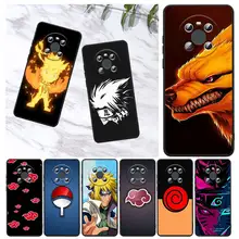 

Japanese Anime Naruto For Huawei Mate 40 30 20 X 5G RS Lite P Smart Pro Plus 2019 2020 2021 Z S Black Soft Phone Case Capa