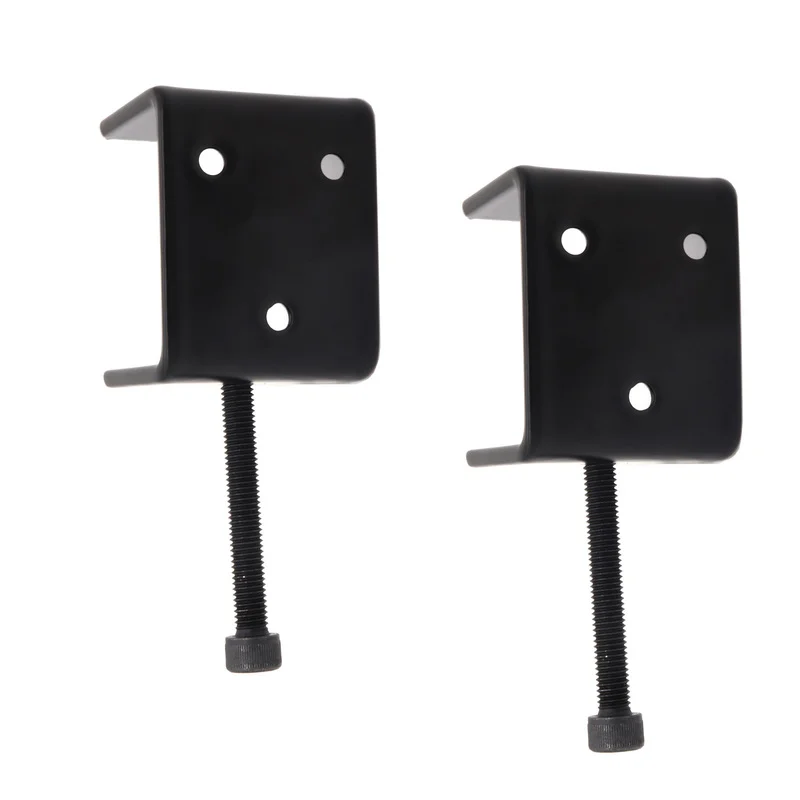 2pcs Creativity Adjustable Clip-on Metal Wood Shelf Bracket Wall Mount Stratified Shelf Clamp Clip Furniture Hardware Fittings