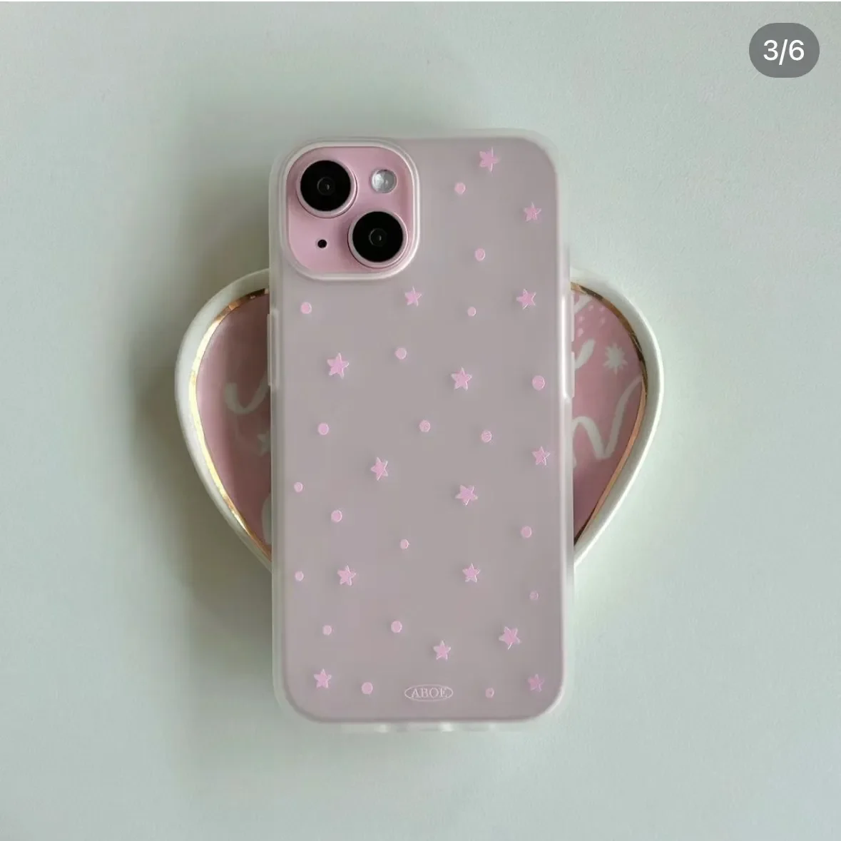 Chic Korean Pink Blue Wave Point Bow Phone Case Y2K Style Cover