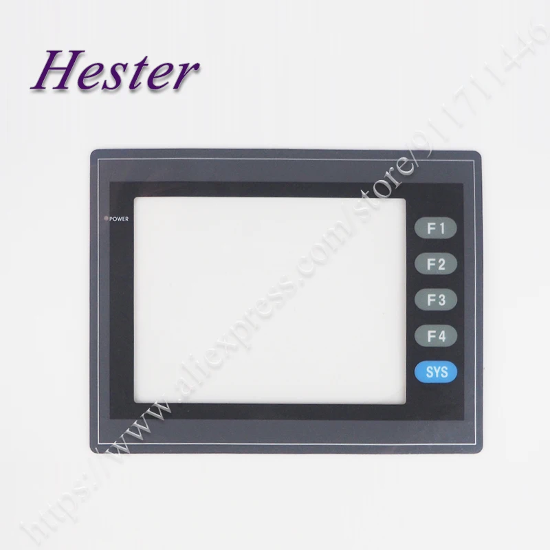 DELTA DOP-AS57BSTD DOP-AS57GSTD DOP-AS57CSTD 터치 글래스 디지타이저 터치패드용 전면 오버레이 필름 포일이 있는 터치 스크린 패널