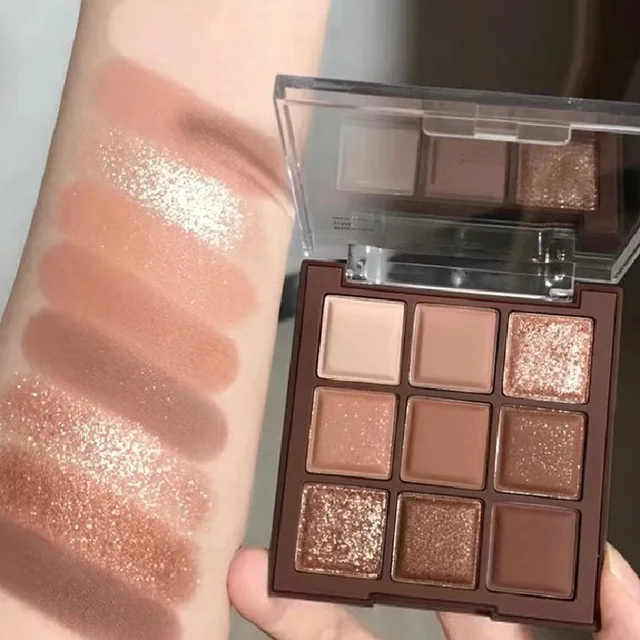 글리터 아이섀도우 팔레트, 매트 어스 컬러, 한국 윤곽 메이크업 화장품, 할인, 배송, 평점