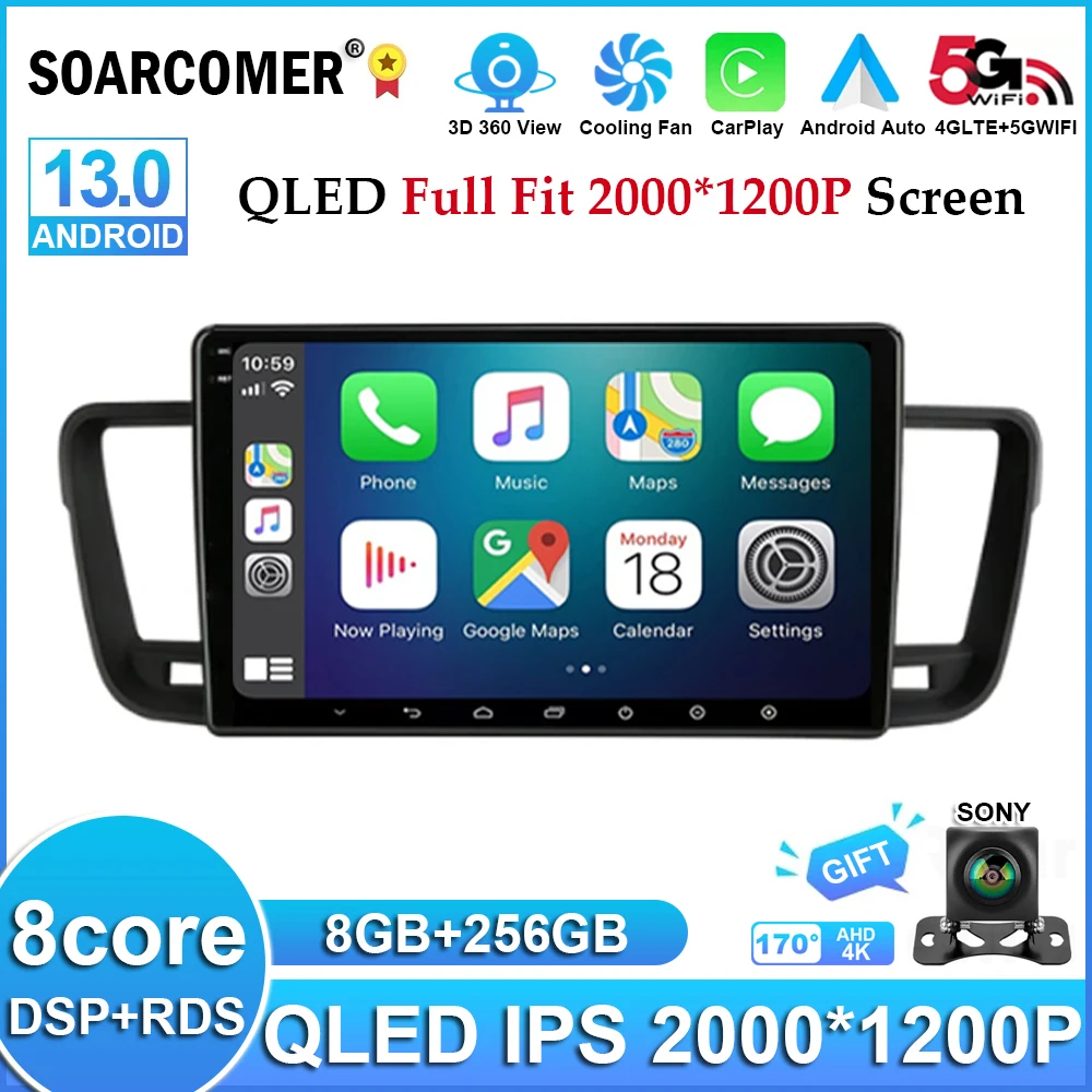 Android 13 Autoradio Lettore Video Multimediale Per Peugeot 508 2011-2018 Navigazione Gps Wireless Carplay Auto Head Unit Stereo