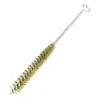 Pipe Brush Flexible Small Multipurpose Remove Rust Brass Brush Durable Tube Brush for Cleaning Polishing Tube Bottles Automotive 4