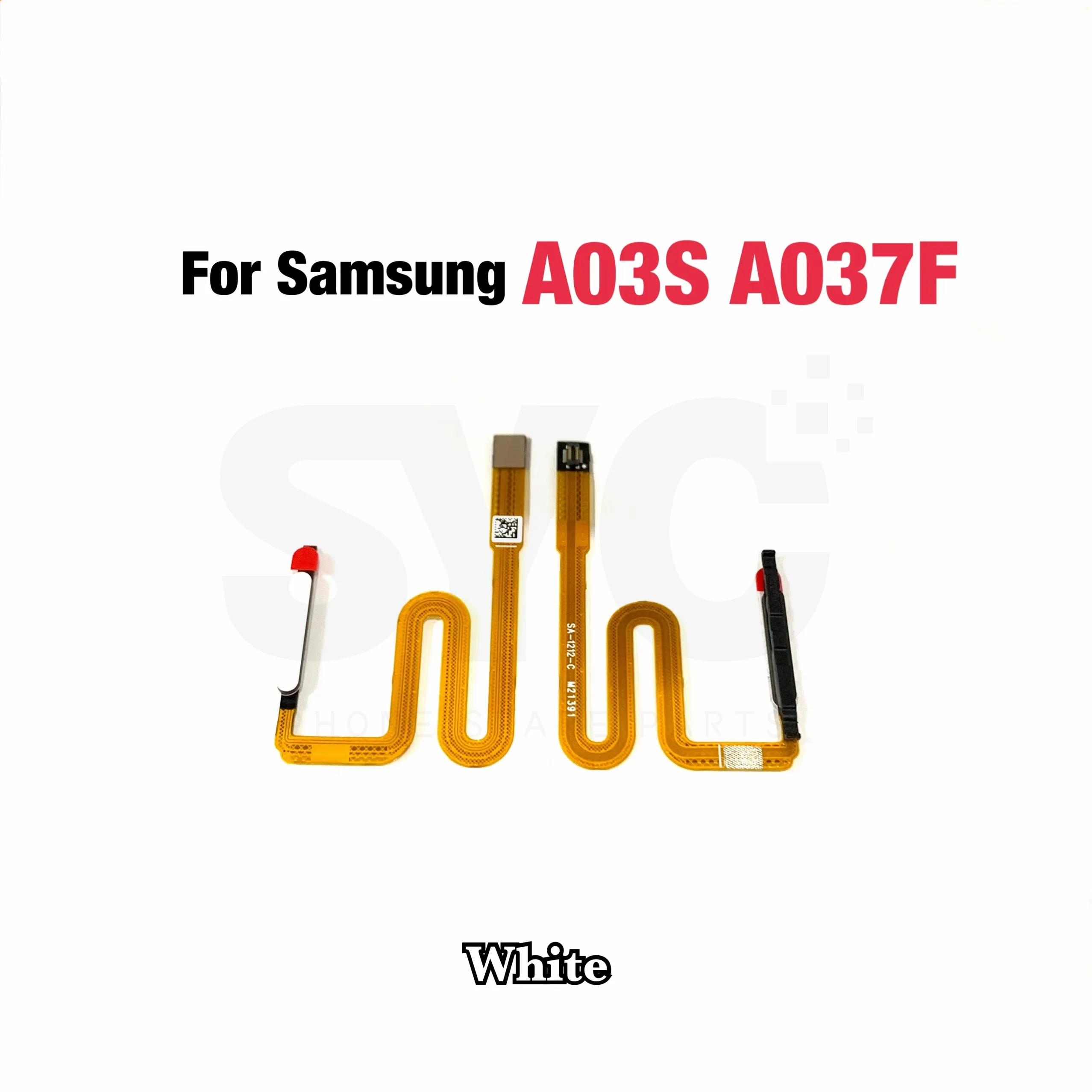 5Pcs/Lot New Fingerprint Scanner For Samsung  A03S A037 A037F ID Home Button Fingerprint Menu Return Key Sensor Flex Cable