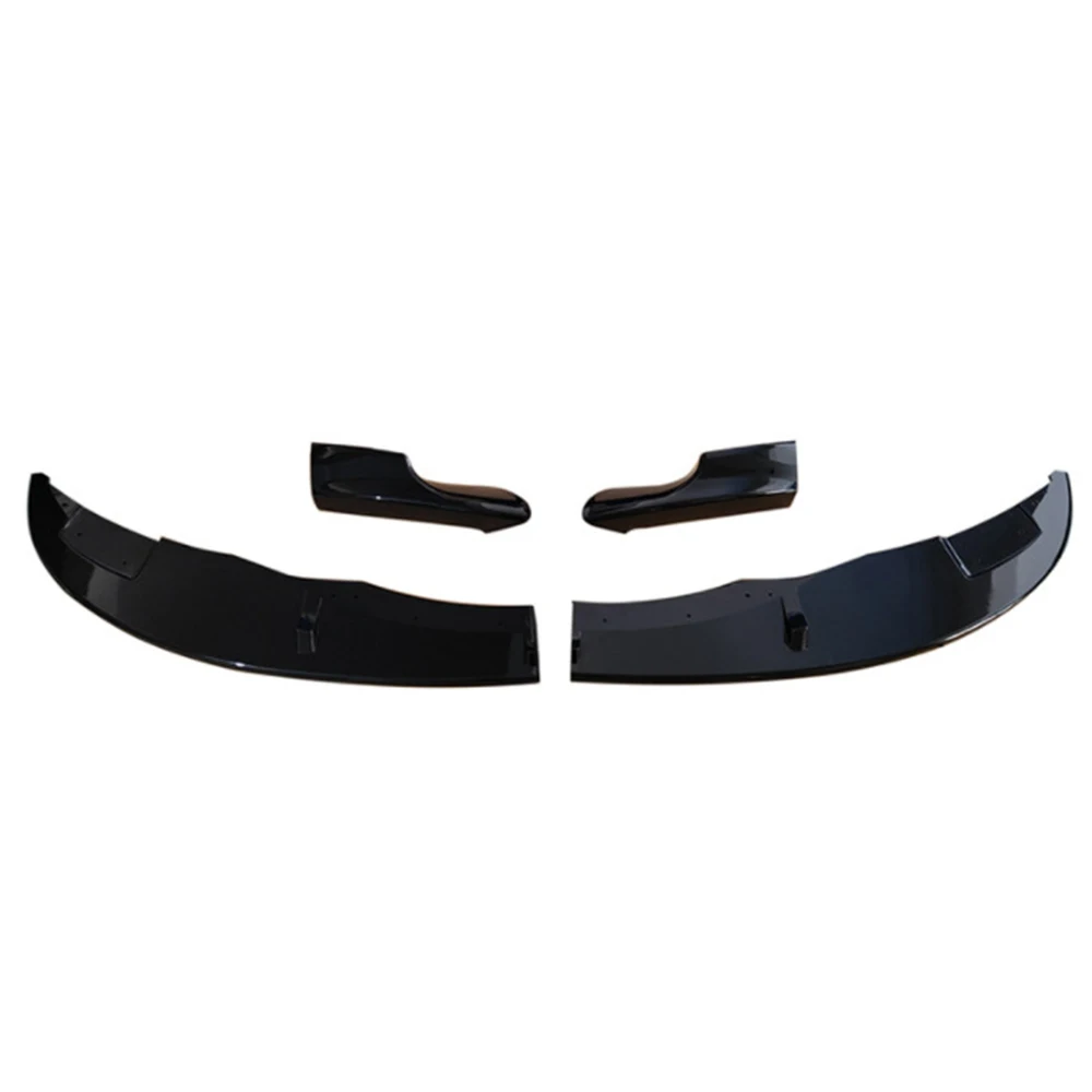 TYYLDZ Auto Frontstoßstange Splitter Frontspoilerschutz Für B&MW Für E90  E91 E92 E93 E60 E61 Auto Frontschürze Spoiler Lip Guard Diffusor. (Farbe :  Glossy Black): : Auto & Motorrad