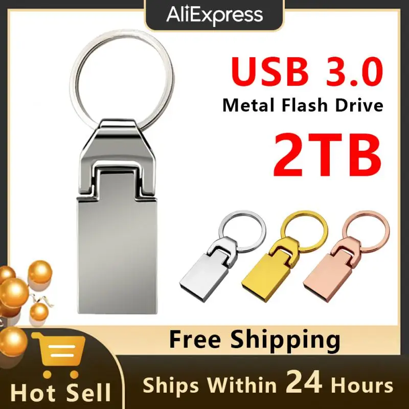 Nuova Chiavetta Usb Da 2Tb Per Telefono 3.0 Pendrive 1Tb 2Tb Metal U Disk Otg Pen Drive 512Gb Logo Gratuito All'Ingrosso