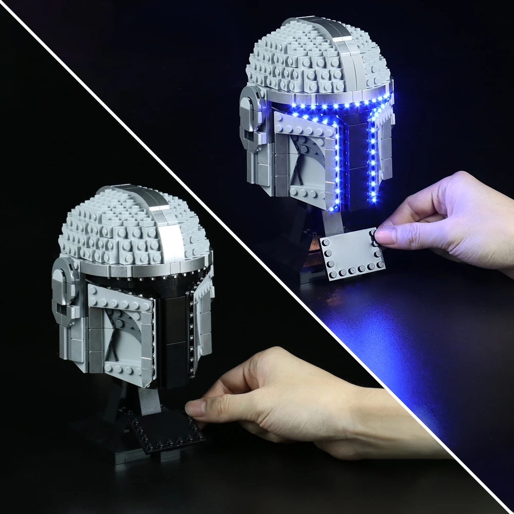 

Vonado LED Lighting Set for 75328 Helmet Collectible Bricks Light Kit, Not Included Building Model