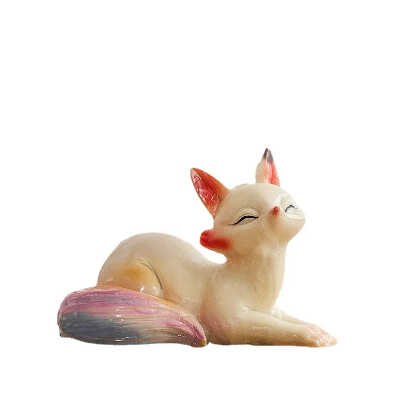 Color Changing Little Fox Panda Rabbit Tea Pet Can Be Raised for Tea Play Office Home Table Pet Decoration tea pet ornaments