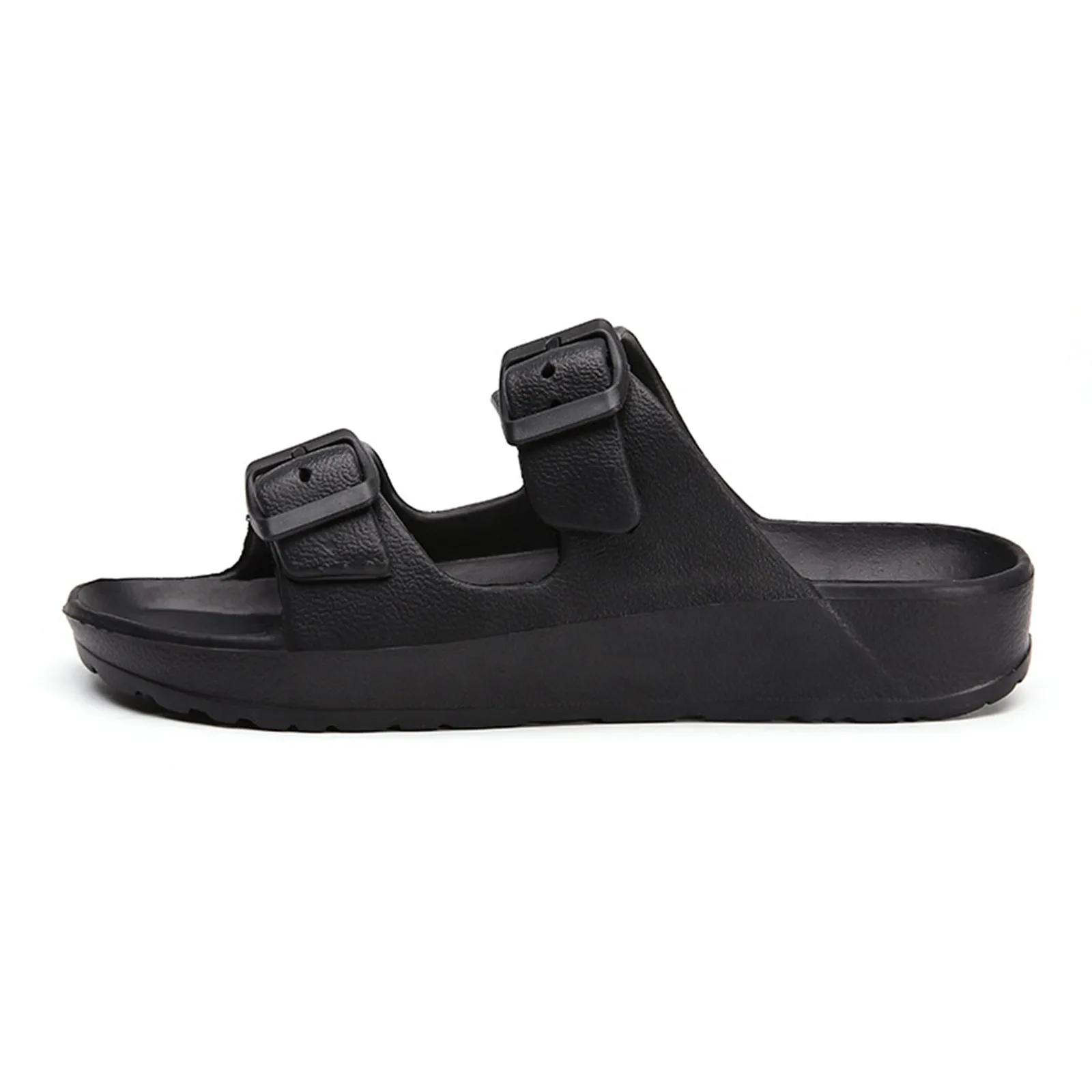 Summer Fashion Home Women'S Shoes Thick Bottom Solid Color Bathroom Slippers Zapatos Mujer 2024 Tendencia Sandali Piatti 5