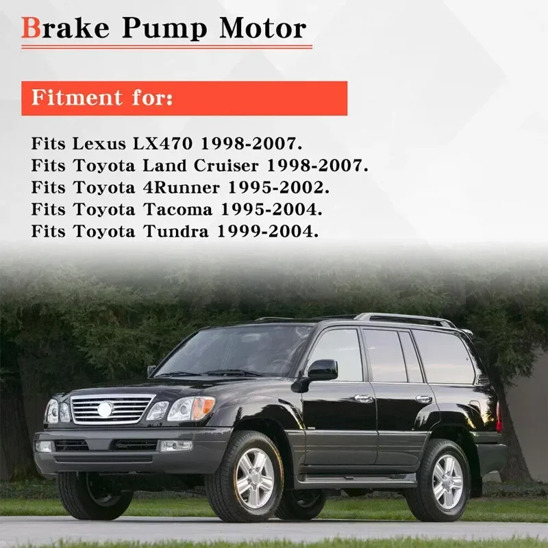 ABS Brake Booster Pump Motor for Lexus LX470 Toyota Land Cruiser 1998-2007 Toyota 4Runner 1995-2002 47960-60010 4796060010 abs brake booster pump