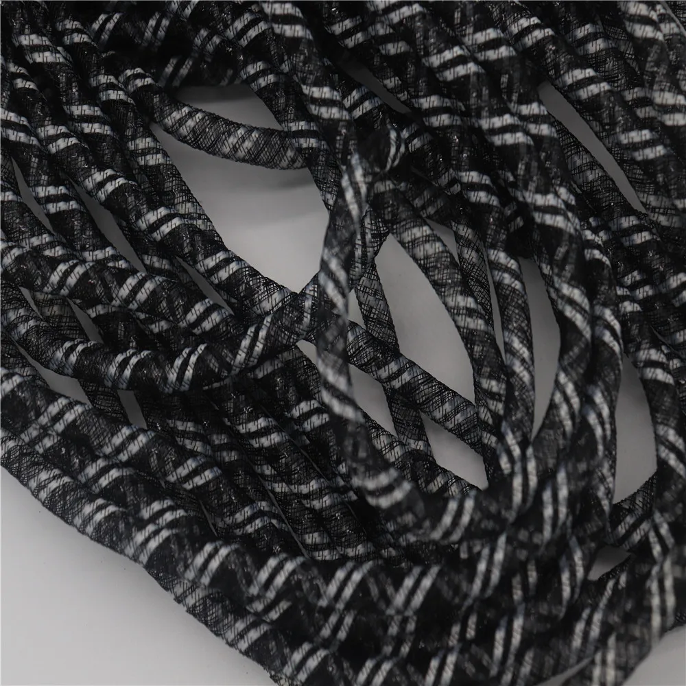 8mm 30Yards Plain Tubular Crin Mesh Tube Crin Horsehair Braid Tube Cyberlox