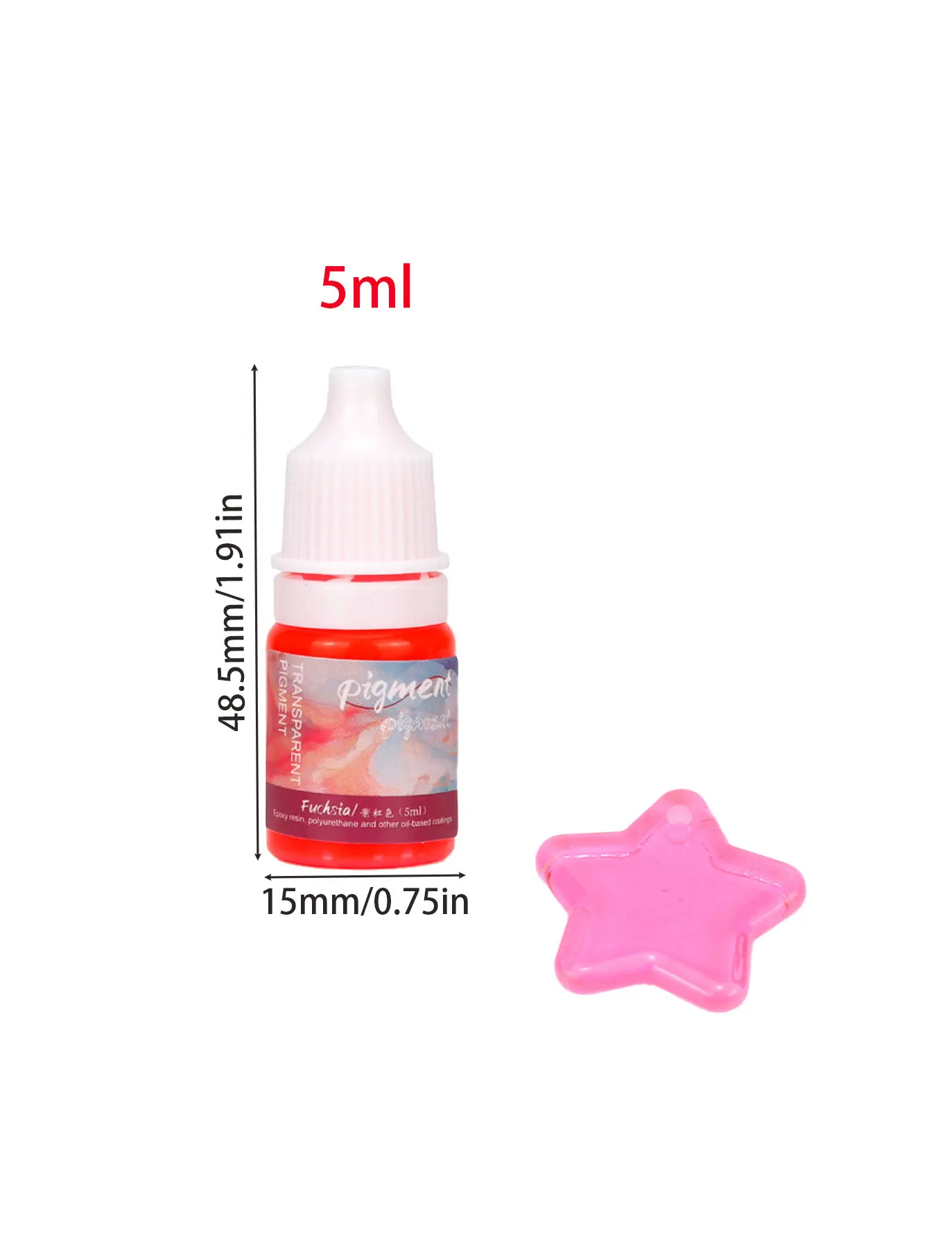 24-Color Epoxy Resin Paint Pigment Set - Concentrated Liquid Dye for UV Resin Coloring and DIY Jewelry Art Crafting