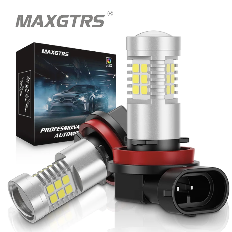 Car Fog LED Light H8 H11 H16 EU 9005 HB3 9006 HB4 1500LM 2835 Chip Bulbs 12V Auto Lamps Daytime Running Lights Fog Lamp 2x led bulb led fog light led light fog and headlight bulbs