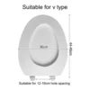 Removable Toilet Cover EVA Toilet Pad Resistant To Moisture Stylish Bathroom Decor Blue Cover For Standard Toilets 3