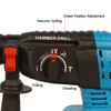 18V Cordless Electric Impact Drill  SDS Plus Electric Hammer Multifunctional Rotary Electric Pick 26mm for Makita 18V Battery 3