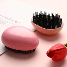 

Egg Shaped Massage Comb Hair Brush Anti Static Styling Massage Tools Brushes Salon Tousle Care For Travel Portable Massager 2022