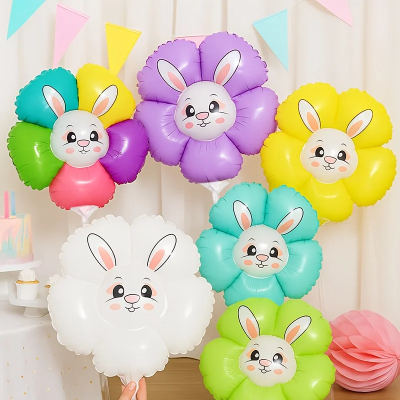 Rabbit Sunflower Balloon Set 1