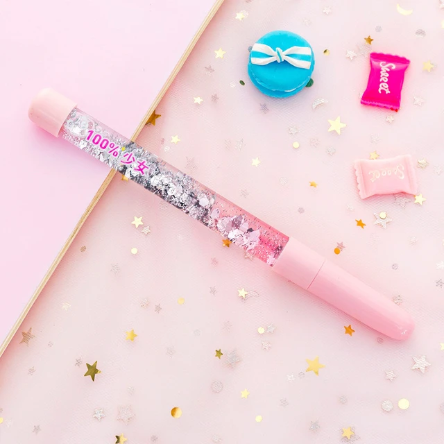 Kawaii Quicksand Lipstick Gel Pen - Kuru Store