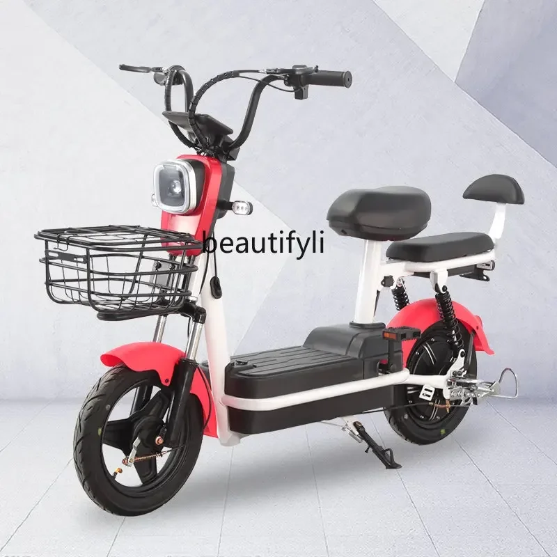 yj Electric Car Girls' Small Electric Bicycle Adult Motorcycle Power Battery Car