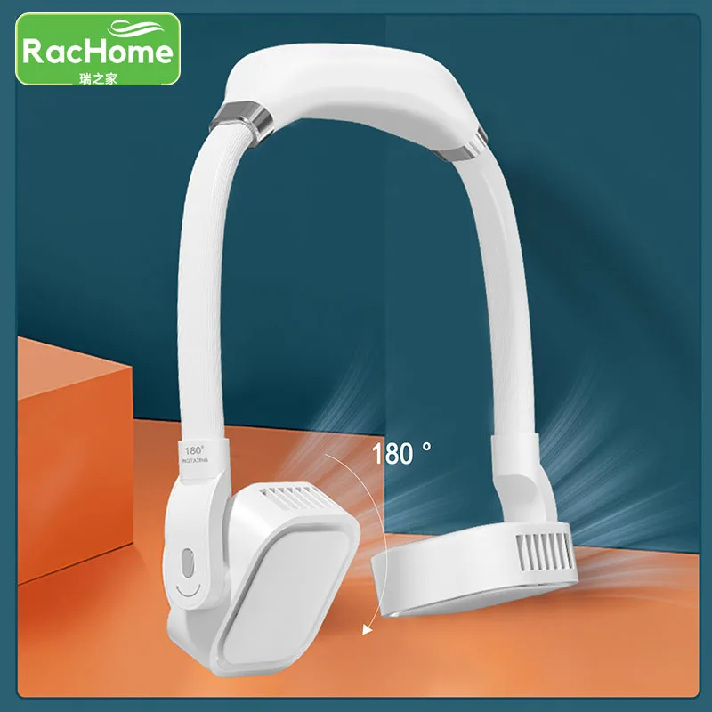 Hanging Neck Fan Portable Handsfree Bladeless Fan Personal Wearable