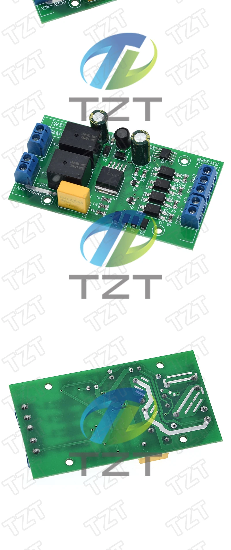 TZT 1/2/5PCS DC 6V 12V 24V DC Motor Vorwärts und Rückwärts Controller Modul 20A Mit Grenze Relais Fahrer Hebe Control Board P0 – Detail 6