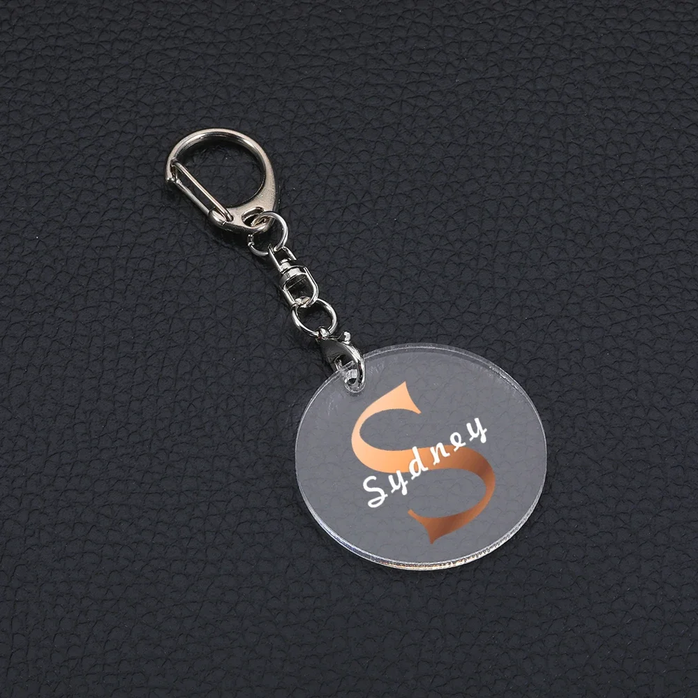 Personalized LED Keychain With Moustache - LED Keychain With Name