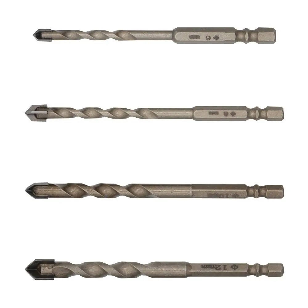 681012mmTriangleDrillBit635mmShankDrillBitsMultifunctional