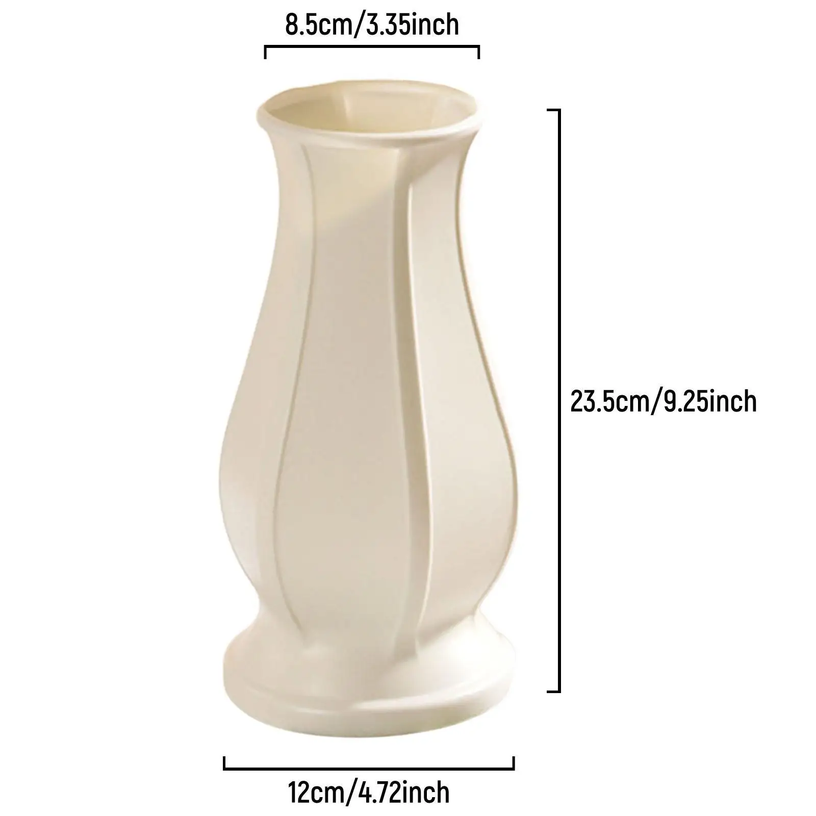 Flower Vase Aesthetic Minimalist Vase for Wedding Party Office Farmhouse