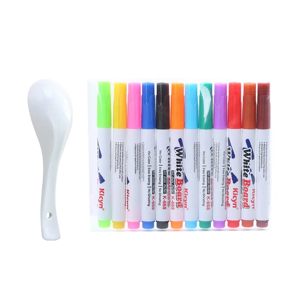 Magical Water Painting Pen Colorful Mark Pen Markers Floating Ink Doodle Water Pens Children Learning Painting Tool