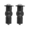 Toilet Seat TOP FIX Seat Hinge Hole Fixings Well Nut Screw Rubber Back to Wall Pair 1