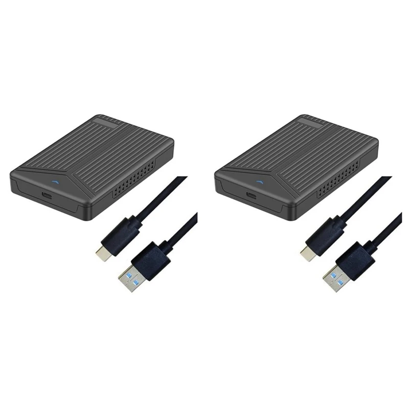 

2 шт., корпус для жесткого диска, USB 3,1, 2,5 дюйма