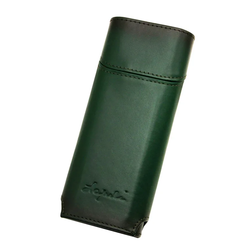 "حافظة سيجار من خشب الأرز الإسباني - مرطب منزلق لس...