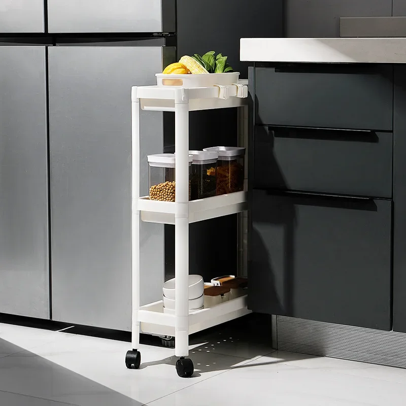 Best Design Modern Unique Kitchen Cabinet for Sale Concealed Handle Furniture Hand Carts with Wheels