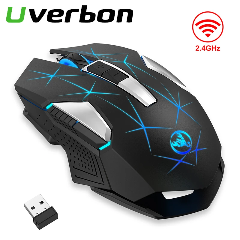 cool computer mouse Mouse Wireless Mouse 2.4G Gaming Mouse 2400DPI Optical 6 Buttons Mouse For MacBook Tablet Computer Laptop PC Wireless Mouse Mice small computer mouse