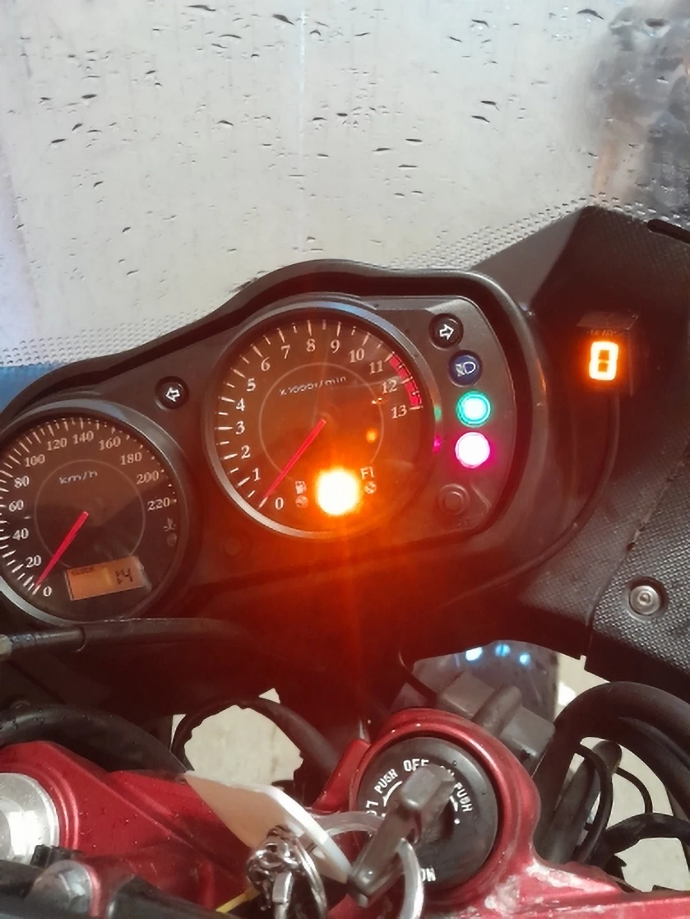 Gear Indicator For Kawasaki ER6F ER-6F ER6N ER-6N Ninja 250R ZX6R ZX-6R Vulcan 900 VN900 Motorcycle Accessories Gear Display
