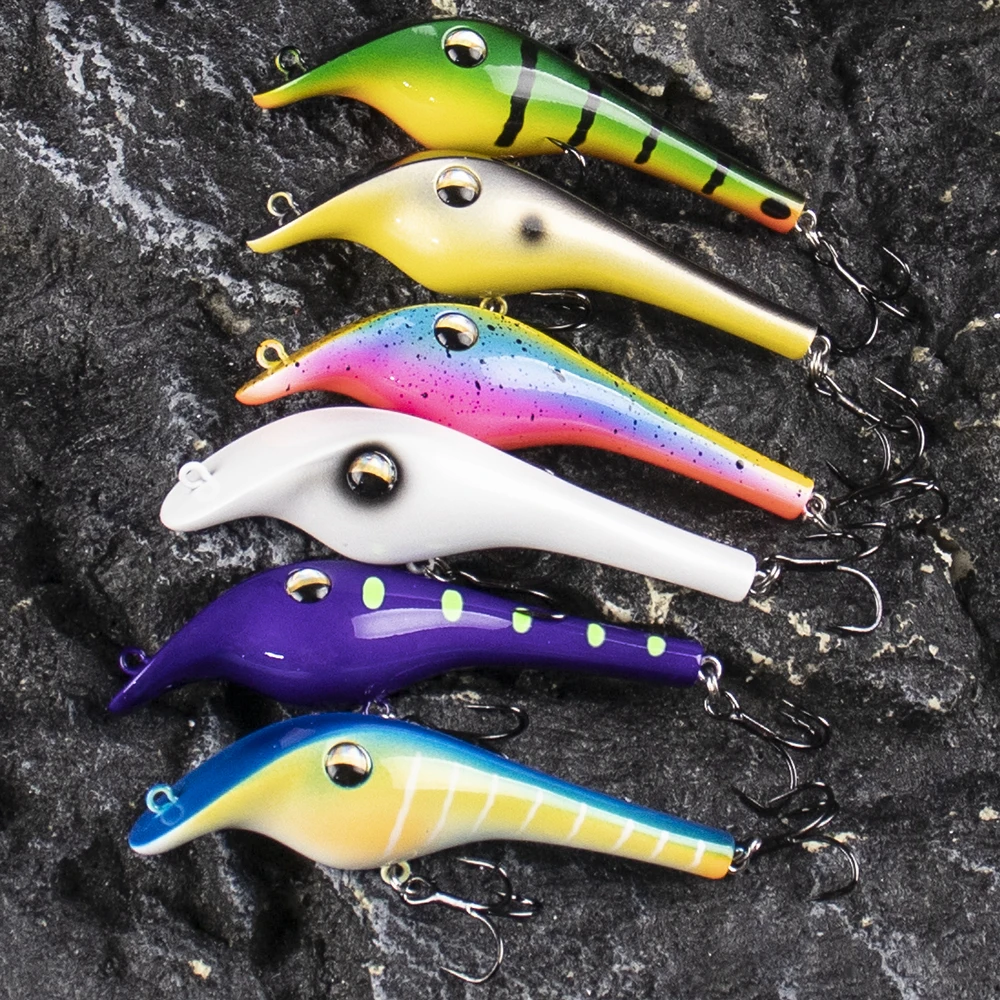Chan's Huang 9CM Mini Sinking Jerkbait Angelköder Wobbler Schwimmender kleiner künstlicher harter Babyköder Hecht Moschus Killer Tackle
