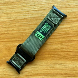 Soft Nylon Sports Strap for Ultra 47mm Watch - Comfortable and Durable Bracelet for Men and Women (Army green)
