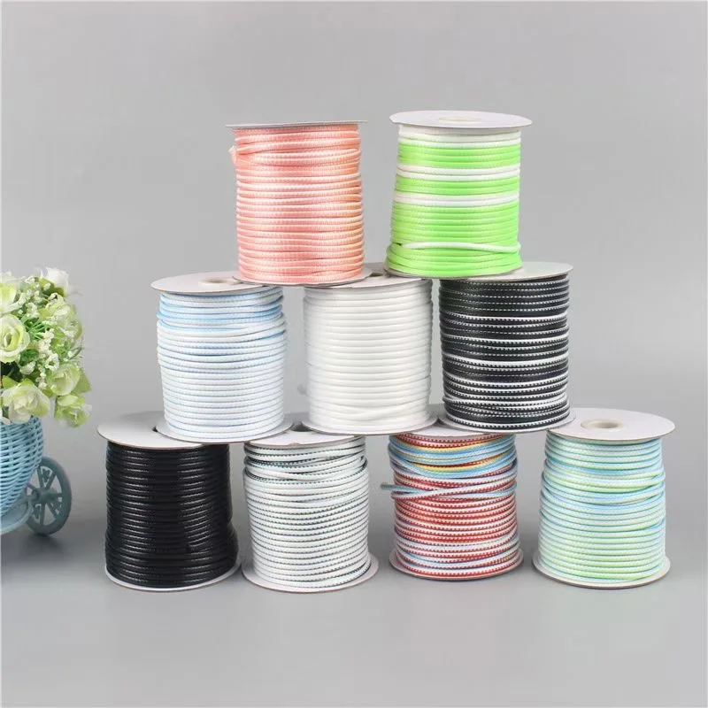 

3mm 40m Waxed Rope Diy Handmade Braided Cards For Jewelry Decorative Making Wax Polyester Thread