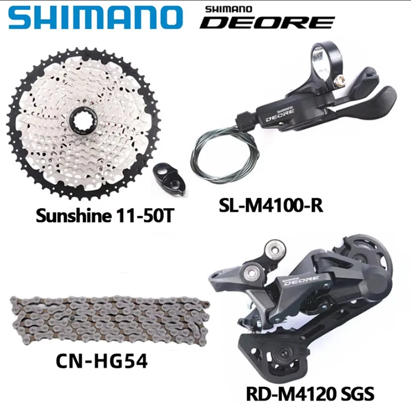Shimano-deoreリアディレイラーシフター,サンシャインカセット