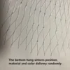 Semi-Finished Products Cast Net,Hand Throw Net,Monofilament Nylon Network,Line 0.3mm-0.48mm,Mesh18mm-40mm,Heigth 3.8m to 5.3m 4