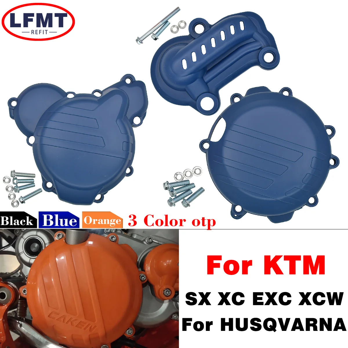 

For KTM 250/300 EXC SX XC XCW TPI For Husqvarna TC TX TE Motocross Clutch Protector Ignition Guard Water Pump Cover 2019-2023