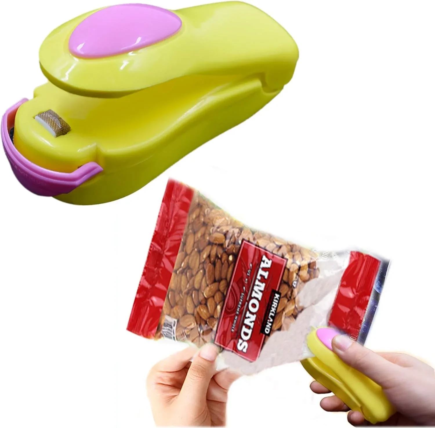 Mini Portable Handheld Thermal Vacuum Sealer Bag Sealer, Handheld Plastic Bag Sealer for Plastic Storage Kitchen Accessories