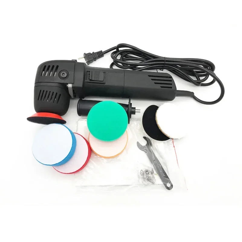 12mm Thread Throw Eccentric Electric Mini Dual Action Random Orbital Polisher Car Automotive Detailing Polishing Machine Kit