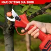 30MM Brushless Electric Pruning Shear 2 Gears Battery Puner Rechargeable Fruit Tree Bonsai Garden Tools For Makita 18V Battery 5