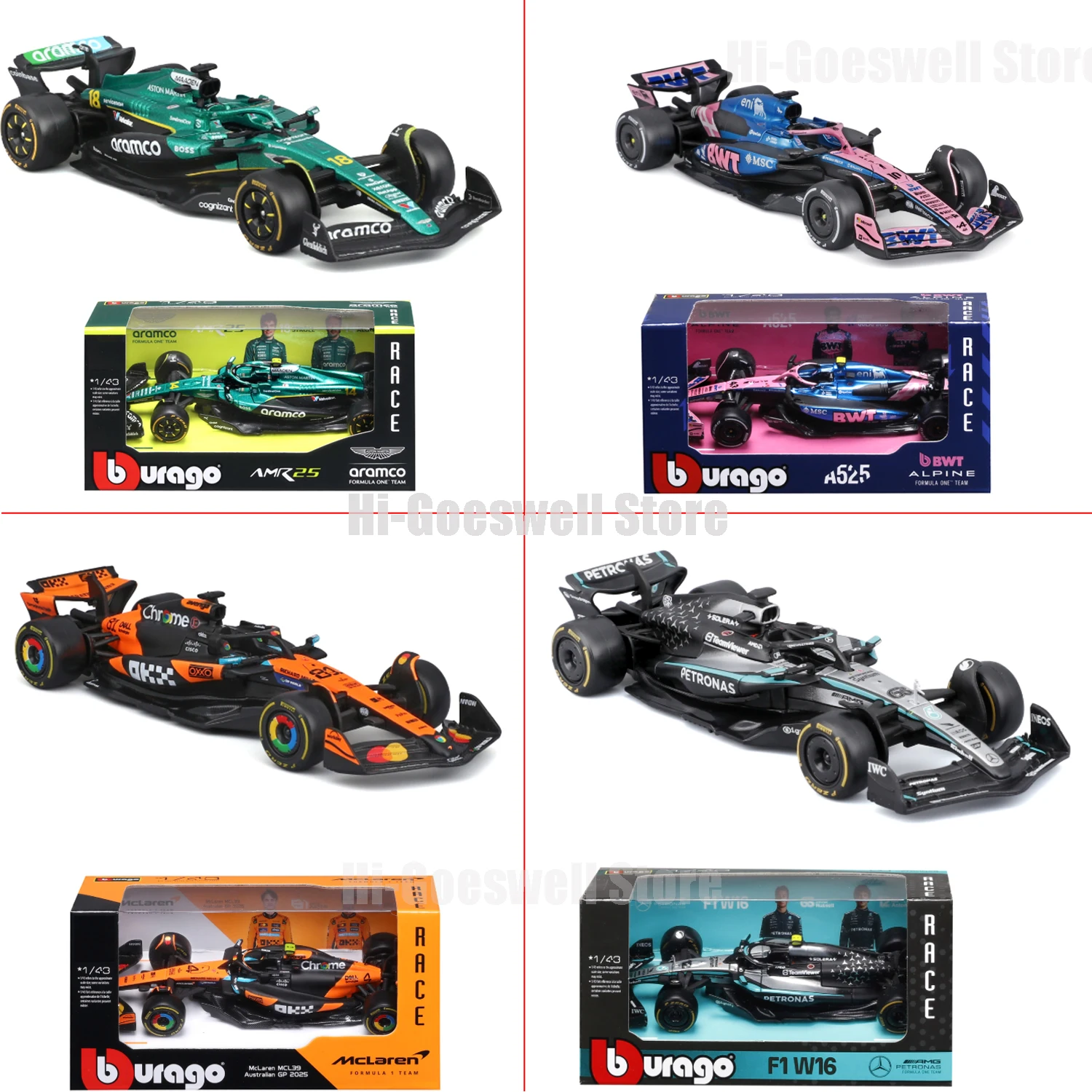 Alpine A525 Luxury Die-Cast Alloy Car Model Toy Series