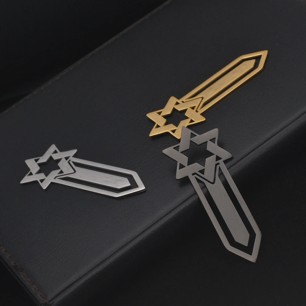 of new stainless steel bookmarks for teachers, students, David Star bookmarks, gifts for wedding guests, learning gift