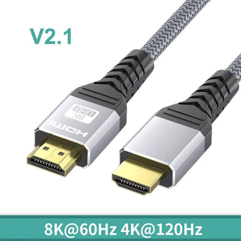 

60Hz Hdmi-compatible Cable 8k Ultra High Speed 3m 5m 4K 120Hz Cable HDMI1m 2m 3D HDR 48Gbps Vidoe Cord for Laptop TV Projector