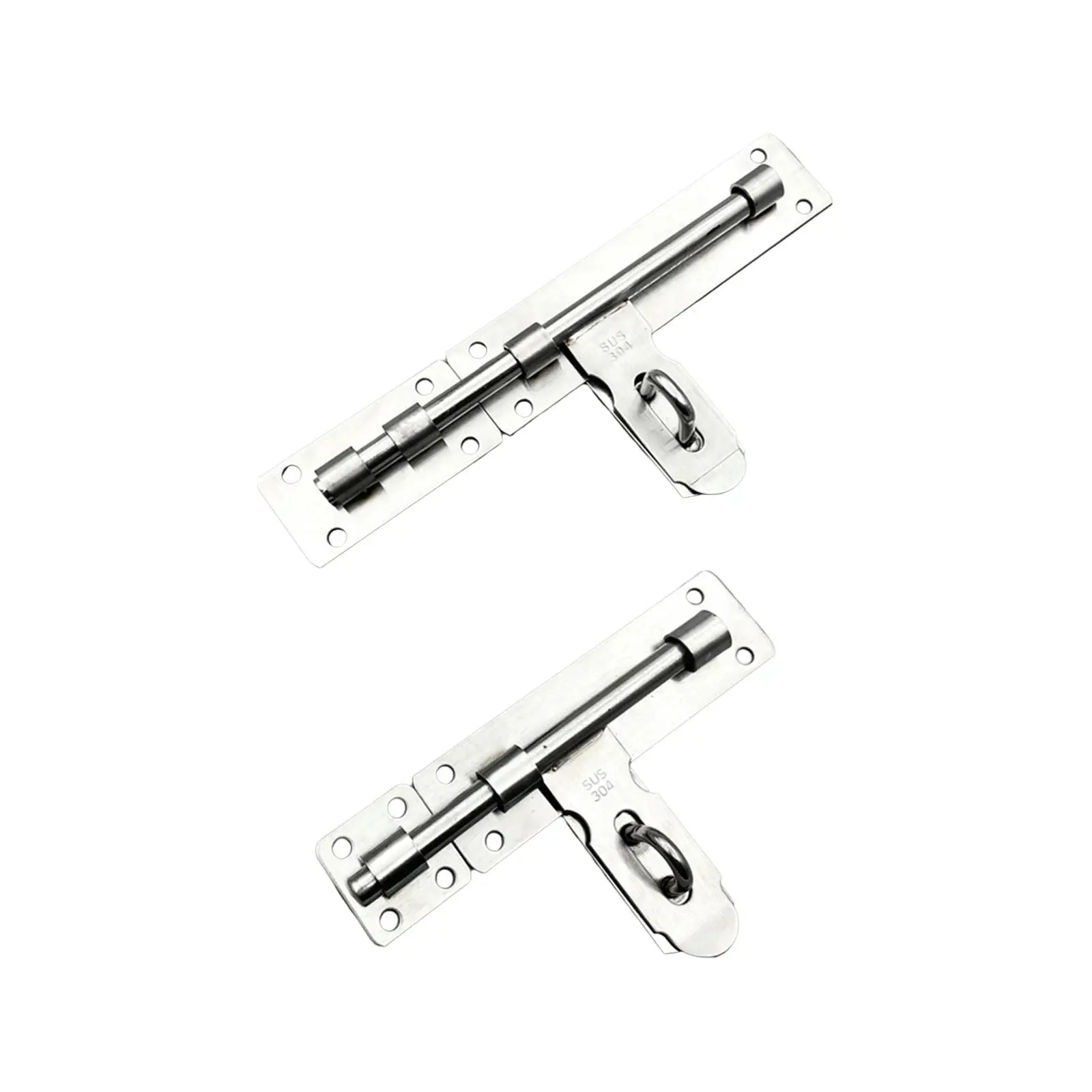 4x Door Security Bolt Latch Barrel Bolt Latch for Bathroom Home Living Room